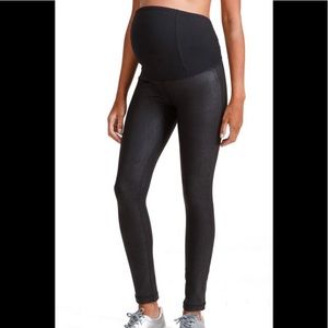 Maternity Faux Leather Leggings